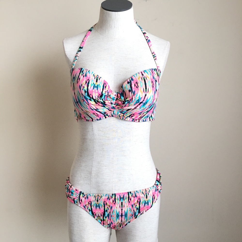 Shade & Shore 2 Piece Bikini Set Multicolor